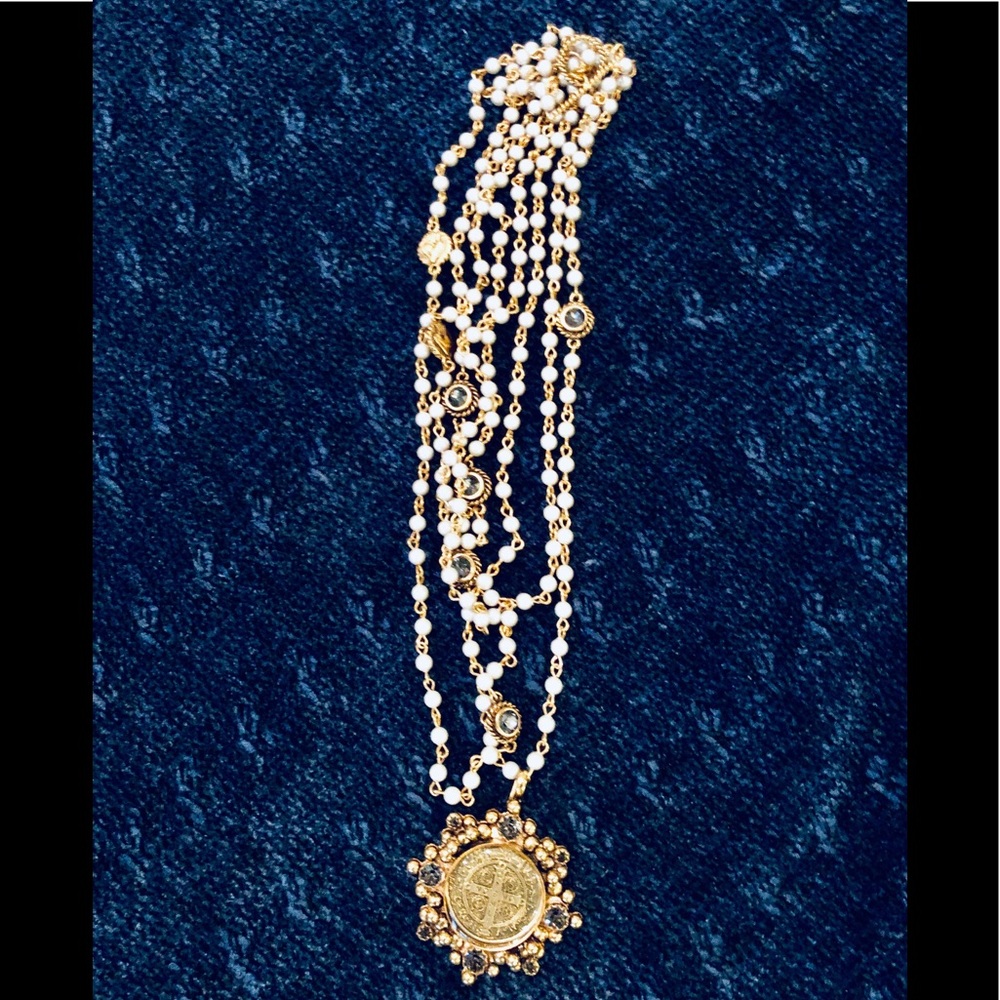 VSA VIRGINS SAINTS AND ANGELS PENDANT NECKLACE